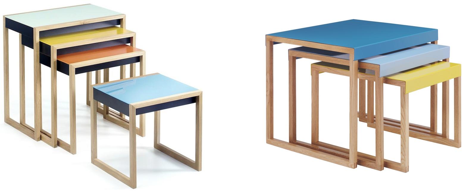 Josef Albers' Bauhaus nesting tables, and a version available today