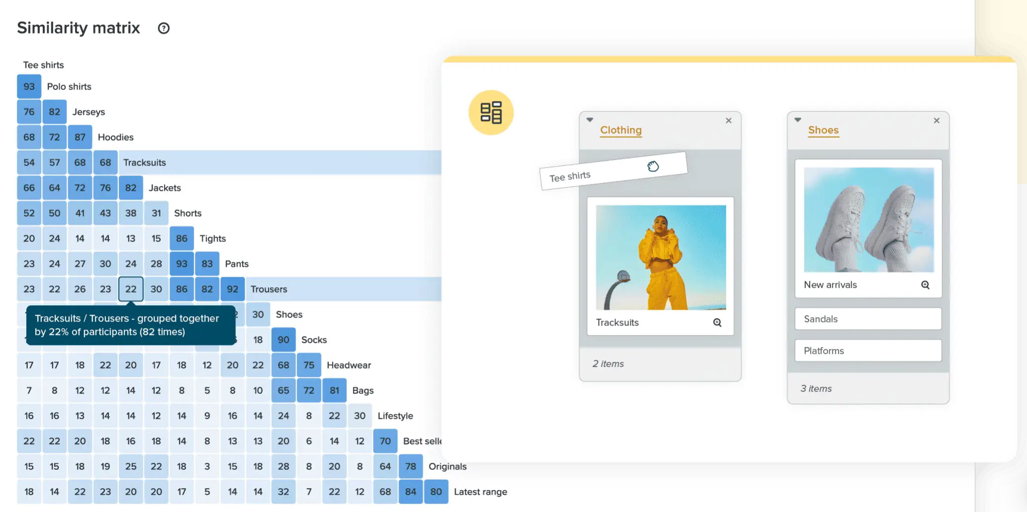 This is a screenshot of OptimalSort's website.