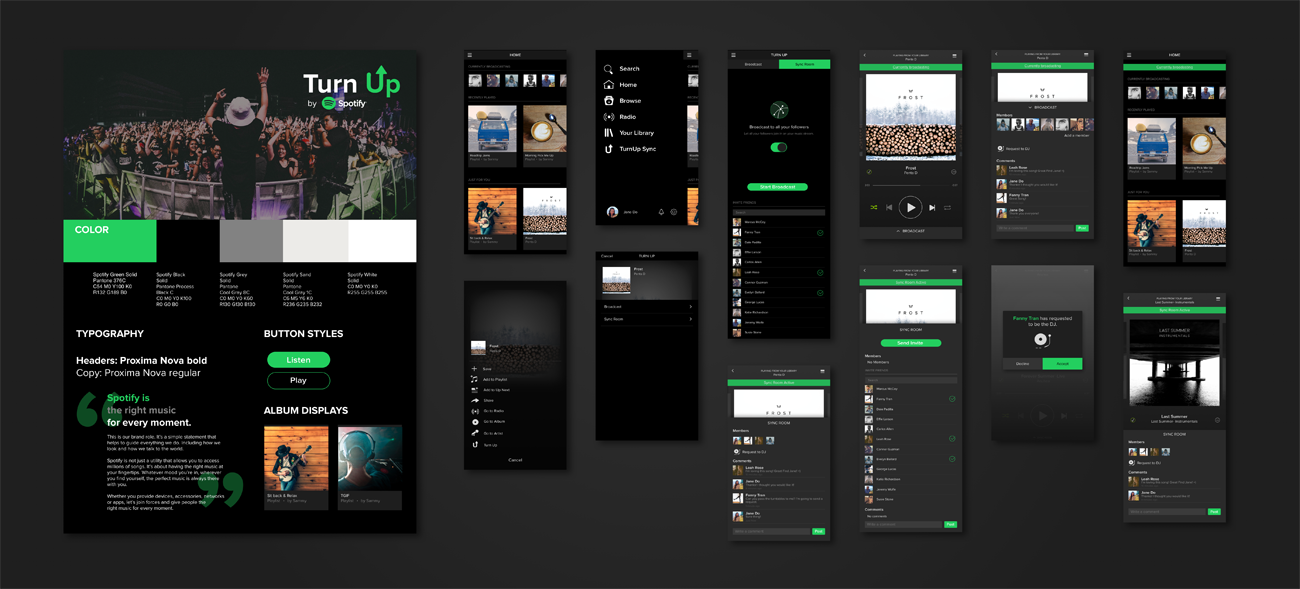 Sammy de Joya Spotify design